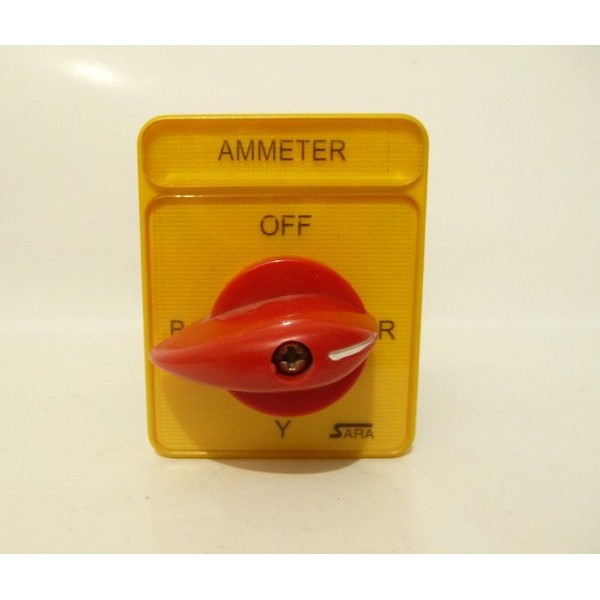 Ammeter Selector Switch, SA16-4-3 61325 B03, SARA, Italy 
